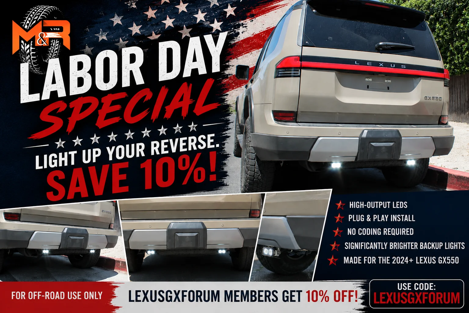 Labor Day Lexus GX550 Lighting Ad.webp