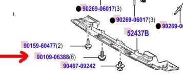 Front Bumper Guard Base Cover fasteners - Copy.webp Front Bumper Guard Base Cover fasteners - Copy.webp