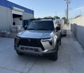 GX 550:  FIRST TOW WOES - make sure to buy a 4 inch span hitch pin - BEFORE planning to tow AND find the Tow Haul Button to avoid whiplash!