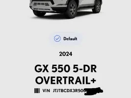 GX550 30 Day Stop Sale?