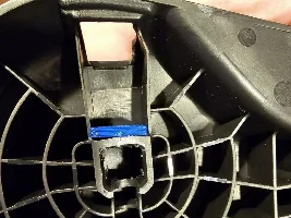 Rear seat lever modification for strength