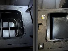 Enhancing basic storage in driver/passenger area