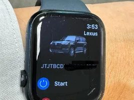 Lexus app on Apple Watch