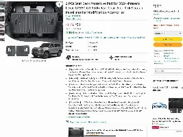 All weather cargo mats