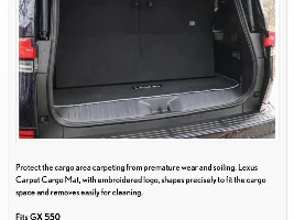 BRAND NEW! OEM Carpet floor mat set & cargo mat
