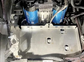 Mounting a compressor under the hood