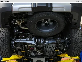 EXART ONE Quad tip axle back.