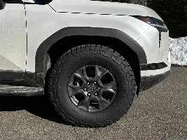 Largest tires on 18” wheels!
