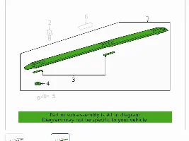Luxury + Luggage Carrier (Right) Side Rail 62403-60030