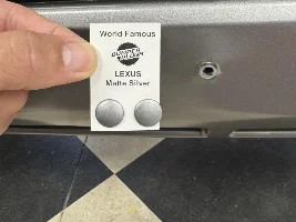 Bumper plug color for lower valance (Update)