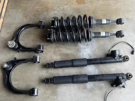 Used Front and Rear Shocks with Westcott Pre-load Collar installed