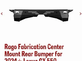 Rago Rear Bumper