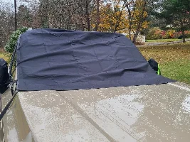 Windshield bra/cover