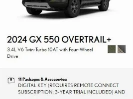 GX550 30 Day Stop Sale?