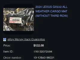 OEM Cargo Mat?