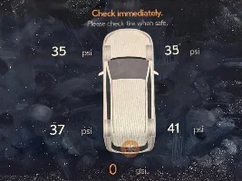 Tire pressure warning