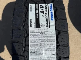 PRICE DROP!!!  Five (5) Toyo Open Country A/T III Tires    $600-  DFW