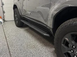 Removing factory running boards