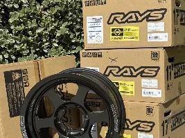 *SOLD* Volk Racing TE37XT M-Spec 17x8.5 +15 Offset (Set of 4 Mint) 6 x 139.7 Diamond Black