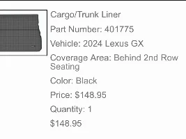 Where’s the All Weather Cargo Mat??