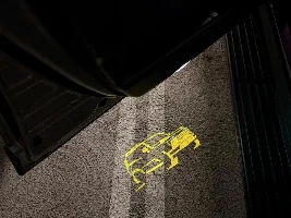 Door emblem projection lights