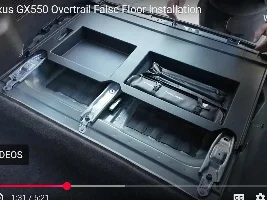 Victory 4x4 Molle Shelf/Panel System Installed