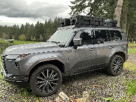 Best cross bars and cargo box for the GX550