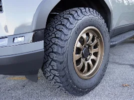 Titan7 AK1 with BFGoodrich T/A KO3 - Stock Suspension