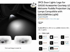 Door emblem projection lights