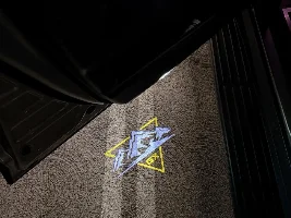 Door emblem projection lights