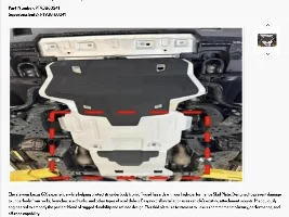 Lexus GX550 Skid Plate - Middle PT938-60241 - SOLD 7/08/25