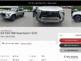 The most expensive GX550!