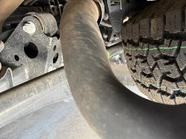 Has anyone fit a 35" spare tire under the GX550?