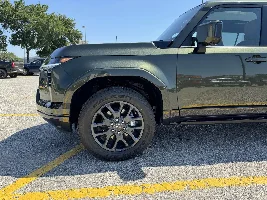 Temporary Tundra Platinum wheels with subtle A/T’s for a trip