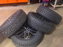 OE GX 550 Premium 20" Wheels w/Aftermarket Off-Road or All-Terrain Tires