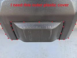 ISO: BUMPER SUB-ASSEMBLY, REAR CENTER Part# 5210560080