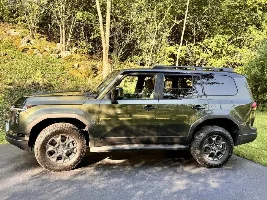 Car & Driver: Overland and See: 2024 Land Rover Defender 130 vs. 2024 Lexus GX550
