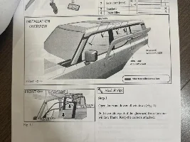 Side Window Visor/ wind deflector Question