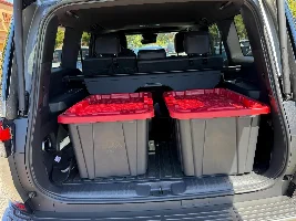 Low Cost - Improvised Drawer Options  for GX 550 cargo area.