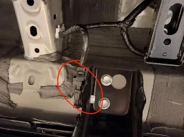 Removing factory running boards