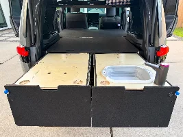 Securing cargo in rear