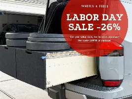 Labor Day Sale: 26% OFF Wheels Feels Storage and Camping Systems for Lexus GX 🚙🌲🇺🇸