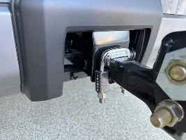 Locking hitch pin with matching coupler lock?