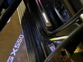 Door emblem projection lights