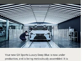 For those waiting on the GX550 Sports Luxury down under