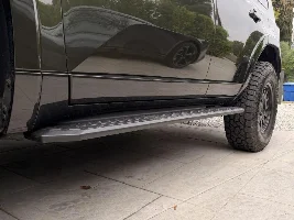 Removing factory running boards