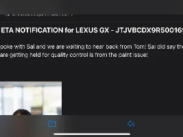 GX550 30 Day Stop Sale?