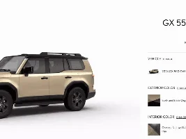 2024 Lexus GX550 Build Configurator is Live!