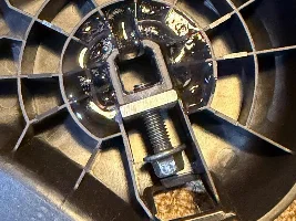 Rear seat lever modification for strength