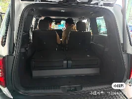 GX550h hybrid trunk space is mind boggling
